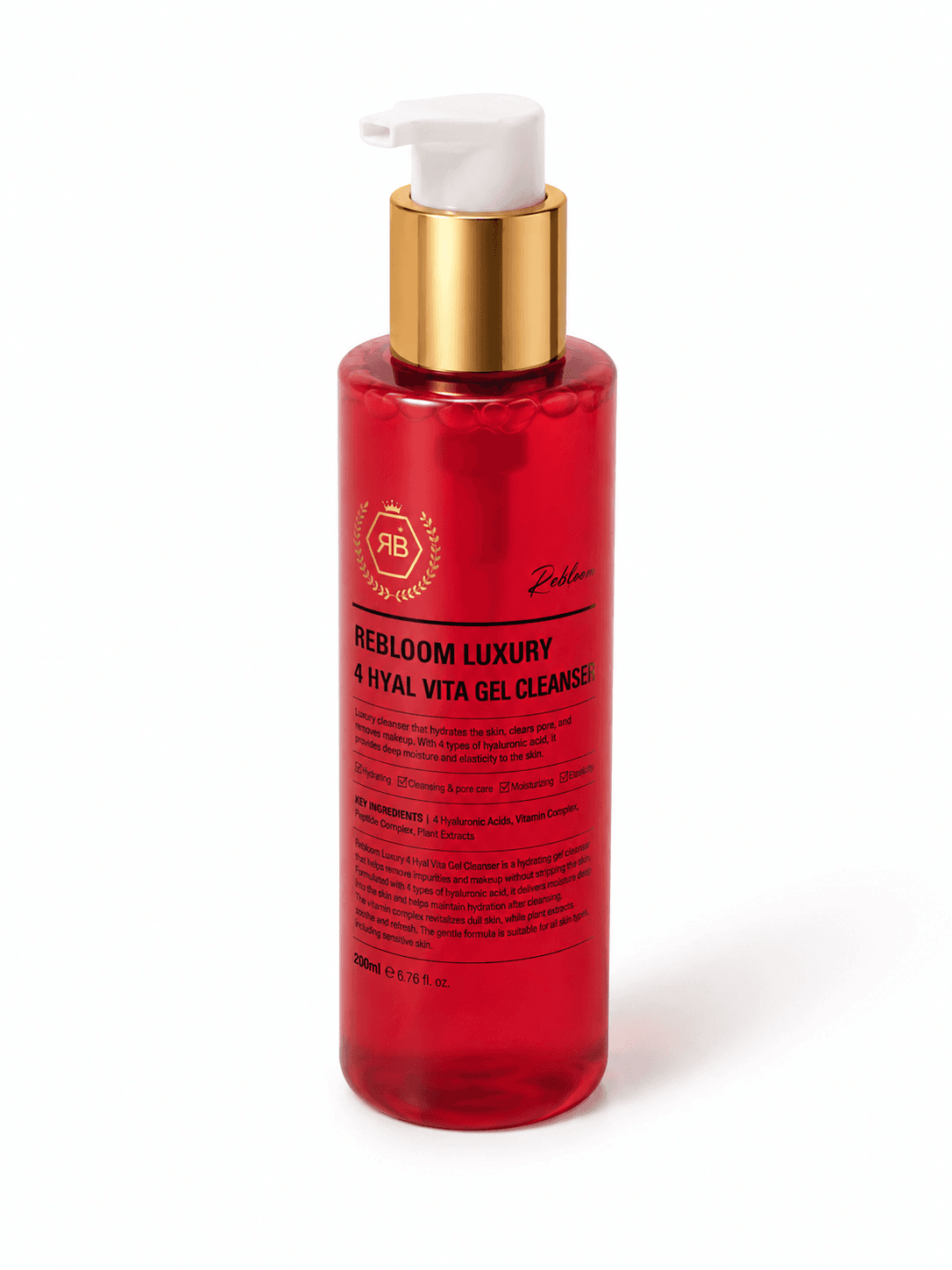 REBLOOM – 4 Hyal Vita Gel Cleanser (200ml)