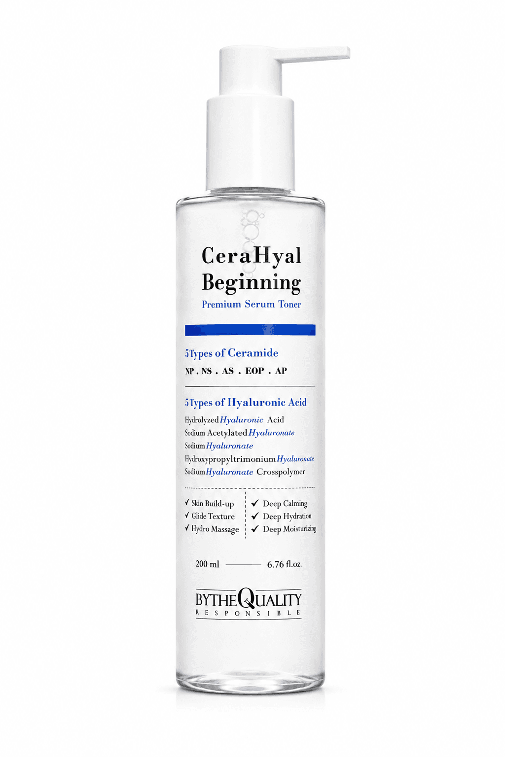 BY THE QUALITY Cerahyal Premium Serum Toner