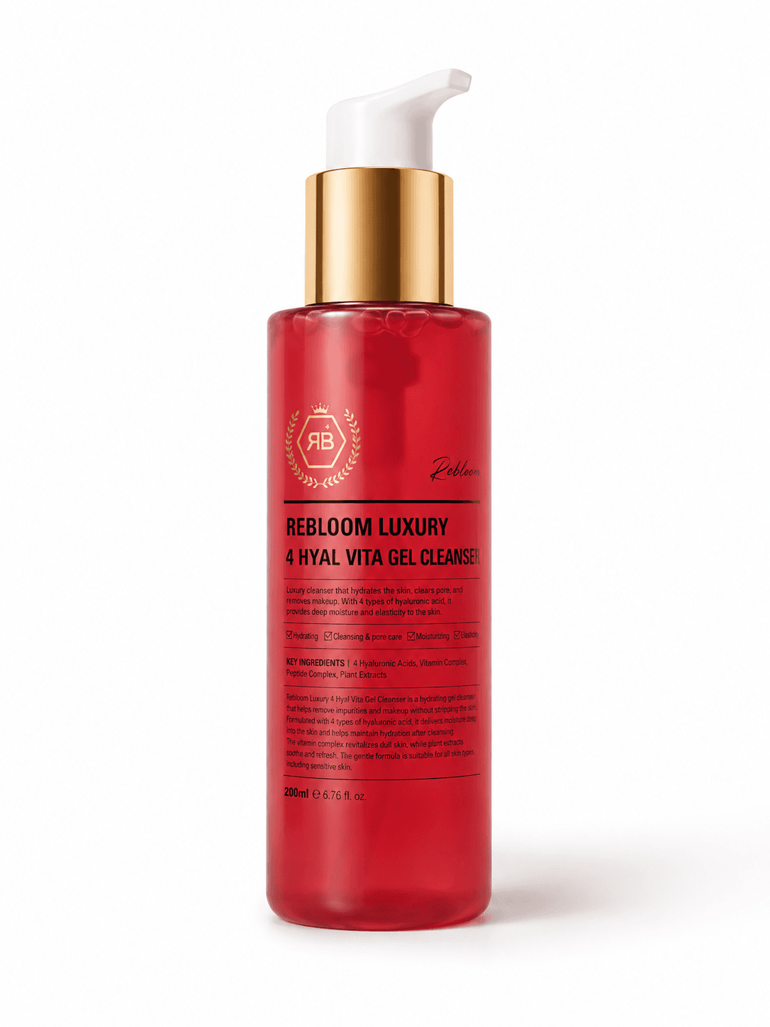 REBLOOM – 4 Hyal Vita Gel Cleanser (200ml) 4