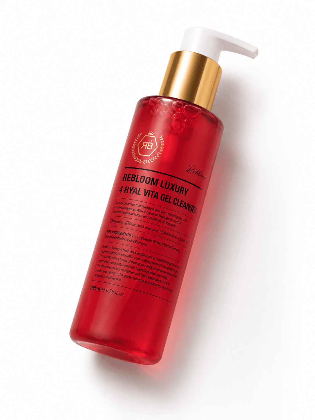 REBLOOM – 4 Hyal Vita Gel Cleanser (200ml) 6