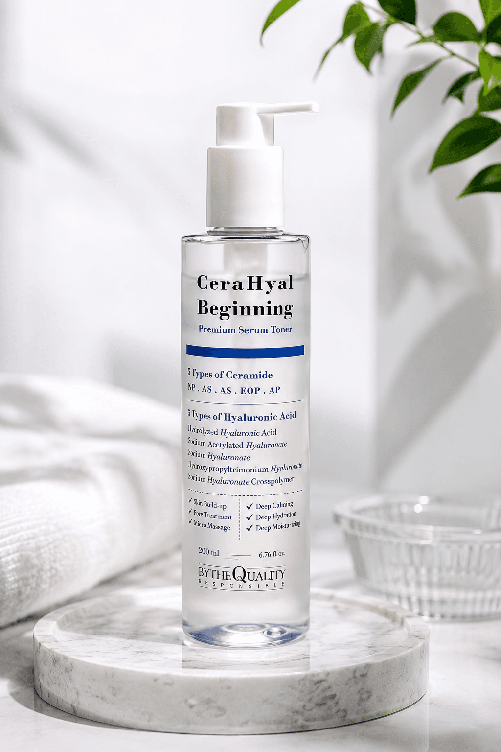 BY THE QUALITY Cerahyal Premium Serum Toner 2