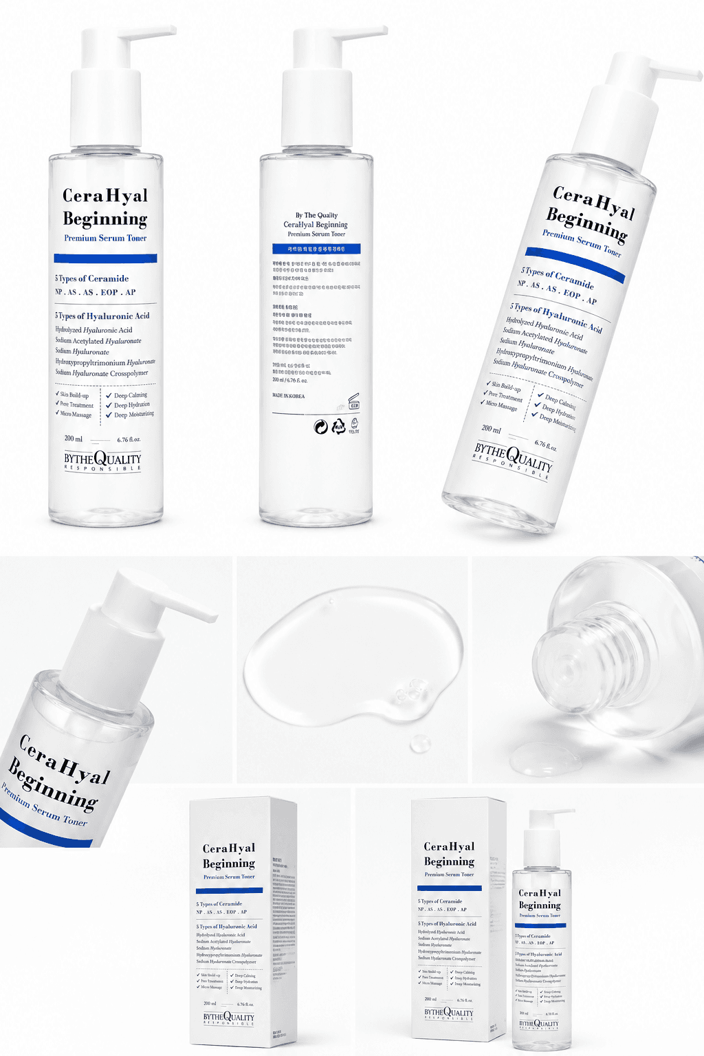 BY THE QUALITY Cerahyal Premium Serum Toner 6
