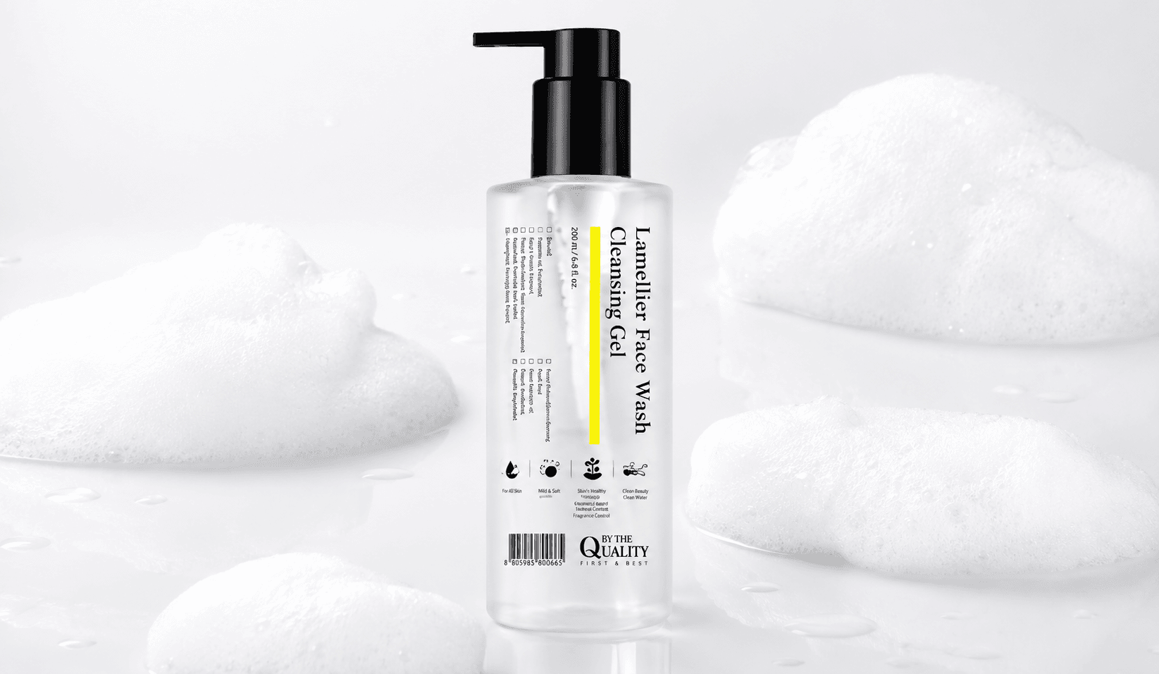 BY THE QUALITY Lamellier Face Wash Cleansing Gel 4