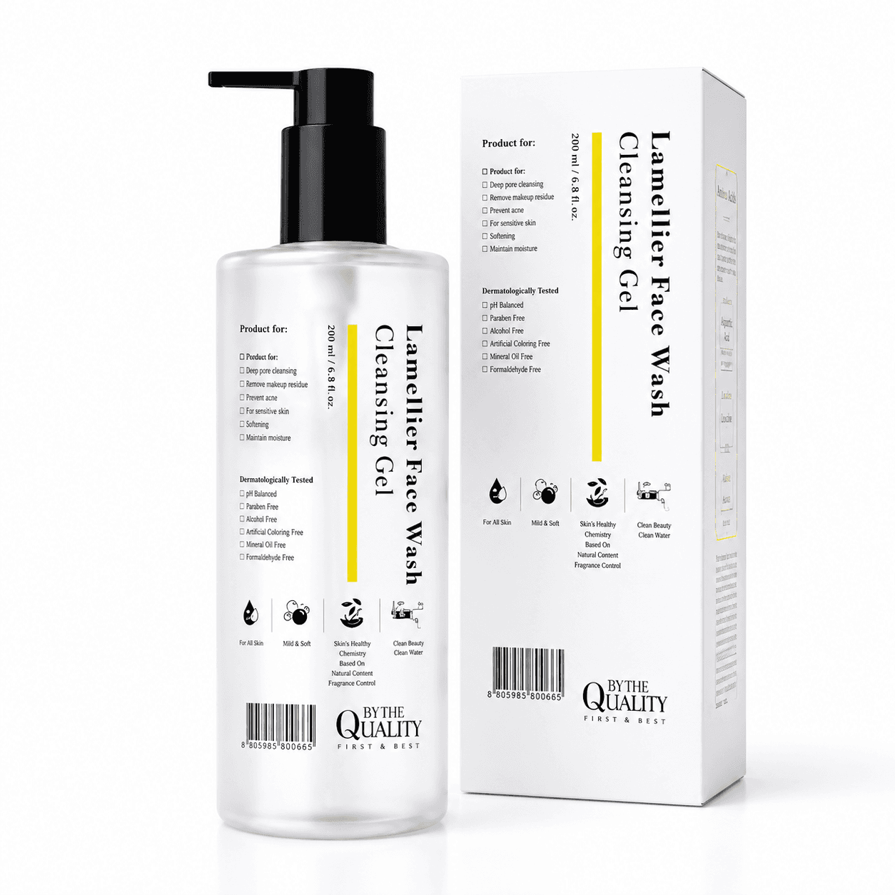 BY THE QUALITY Lamellier Face Wash Cleansing Gel 3