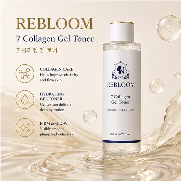 REBLOOM – 7 Collagen Gel Toner (200ml) 4